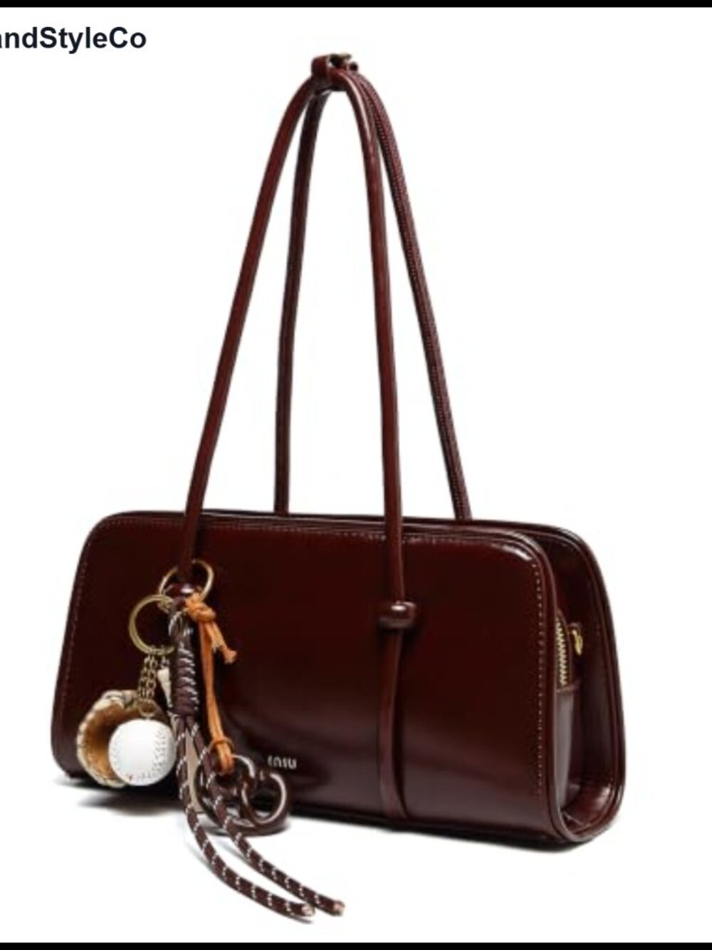Faux Leather Top Handle Satchel Crossbody Bag with Detachable Straps and